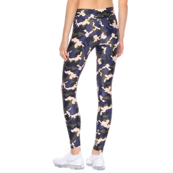 The Upside Heritage Camo Midi Pant Size 6 Athletic Leggings Drawstring Waist - Picture 2 of 10